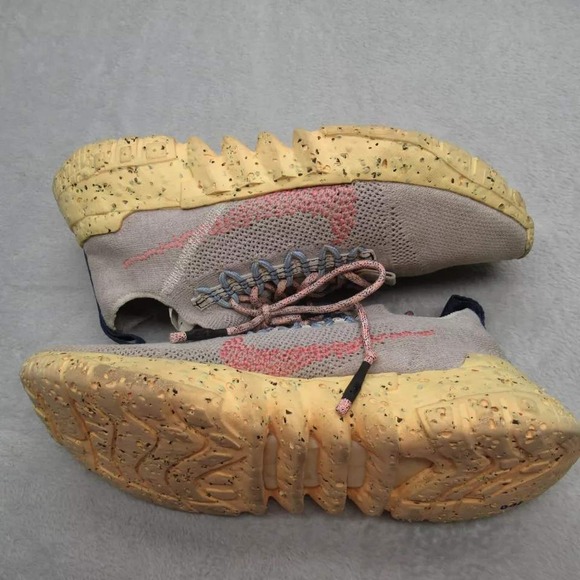 Nike Shoes Mens 10 Space Hippie Fly Knit Foam Crater Space Melon Aquamarine - Picture 3 of 12